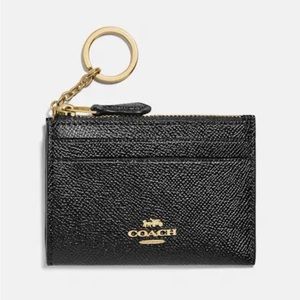 Coach skinny mini ID case black
